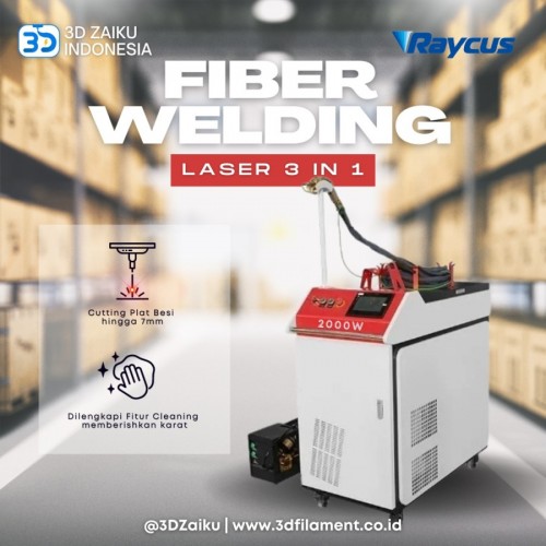 ZKLabs Fiber Laser Welding 2000W Handheld Laser 3 in 1 Mesin Las Fiber